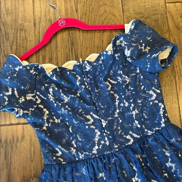 Altar'd State Royal Blue Lace Dress - Picture 4 of 5